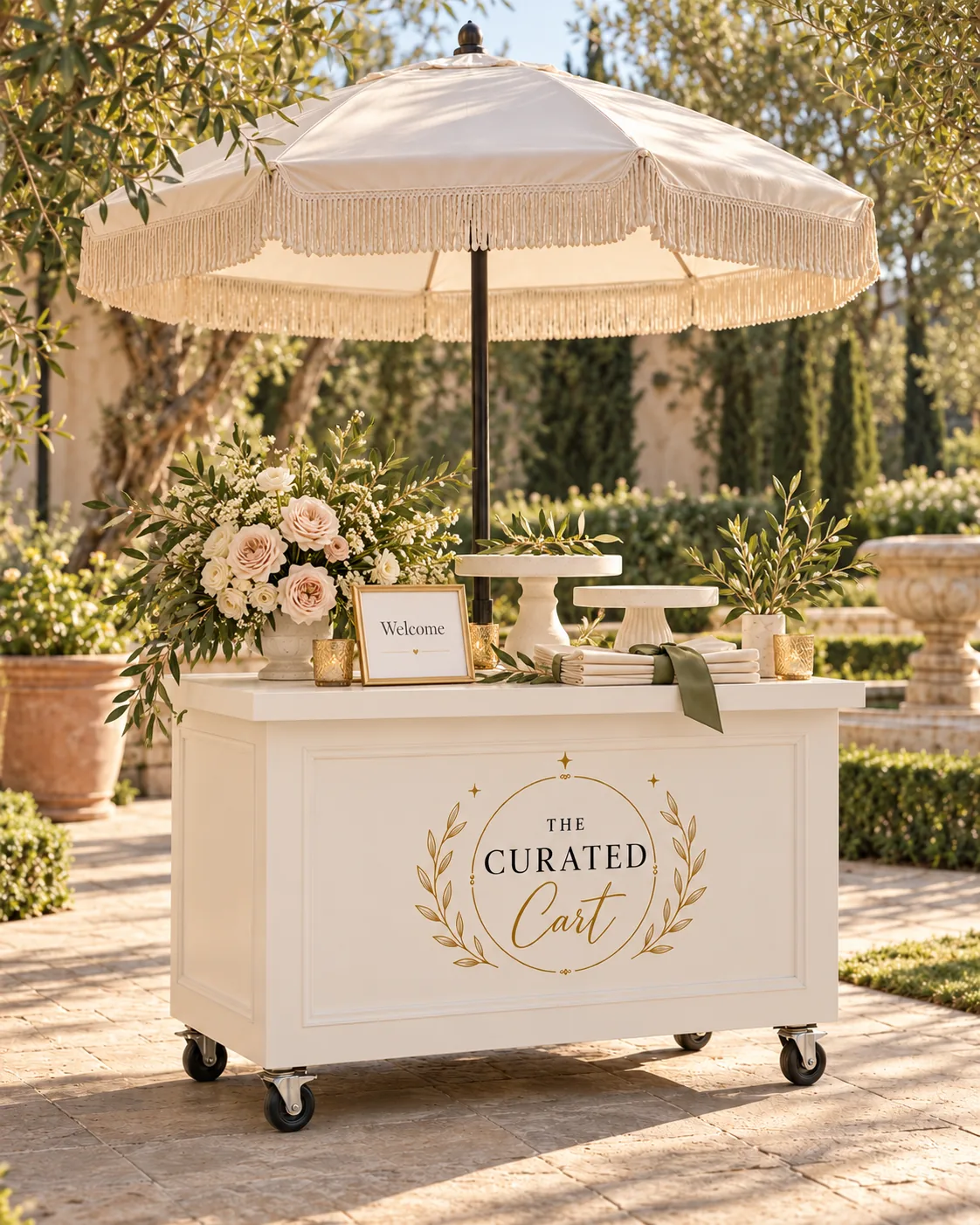 Cart Solo event cart and styling